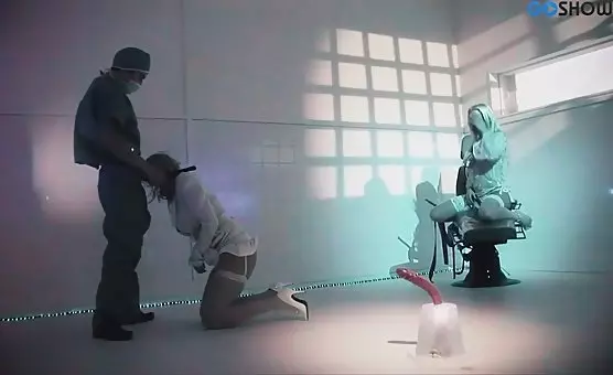 Two insanely kinky women are examined by their horny doctors
